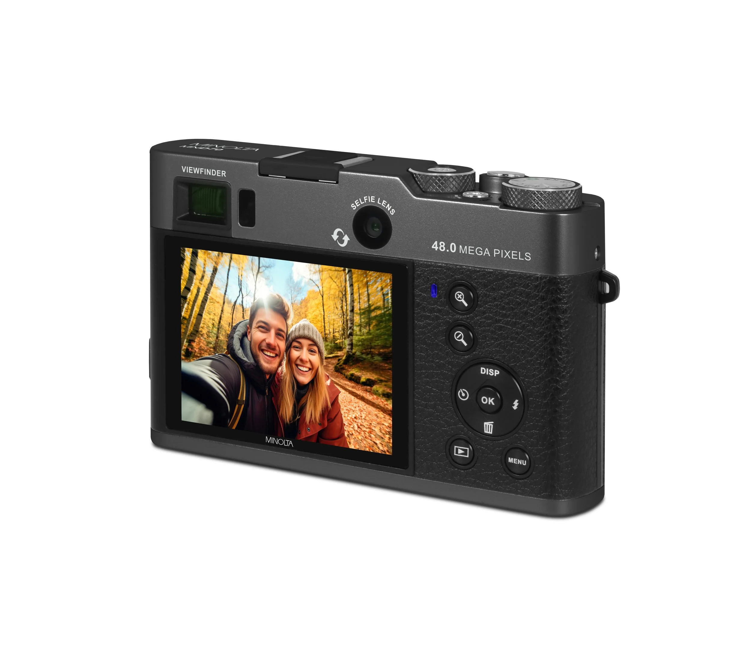 MND70 48 MP Autofocus / 5K Ultra HD Camera w/Selfie Lens — Minolta